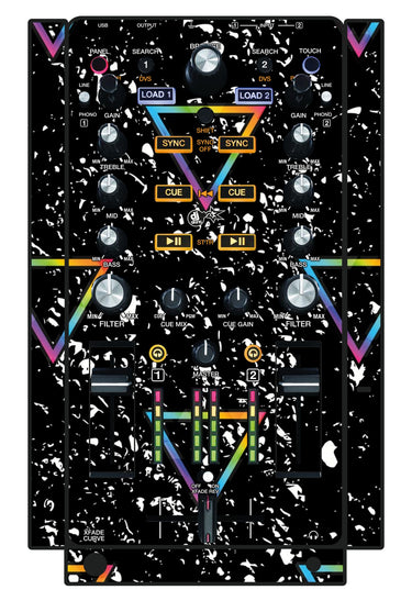 Akai Pro AMX Skin Minimal Rainbow